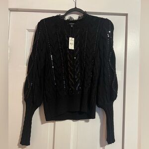 EXPRESS • SEQUINS •SWEATER NWT